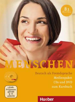 Menschen B1. Medienpaket: 3 Audio-CDs und 1 DVD zum Kursbuch. de Julia Braun-Podeschwa