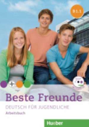 Beste Freunde B1. Paket Arbeitsbuch B1/1 und B1/2 mit Audio-CD de Manuela Georgiakaki