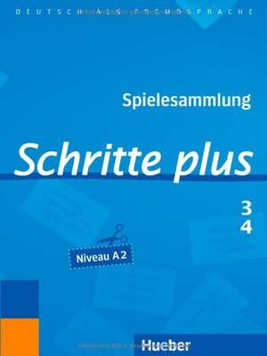 Schritte plus 3+4. Spielesammlung de Cornelia Klepsch