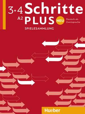 Schritte plus Neu 3+4 A2 Deutsch als Zweitsprache. Spielesammlung de Cornelia Klepsch