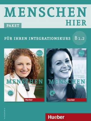 Menschen hier B1/2. Paket: Kursbuch mit DVD-ROM und Arbeitsbuch mit Audio-CD de Julia Braun-Podeschwa