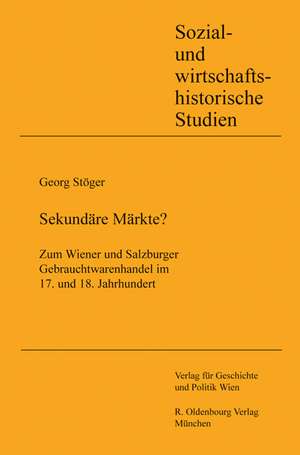 Sekundäre Märkte? de Georg Stöger