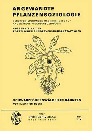 Schwarzföhrenwälder in Kärnten de H. Martin-Bosse