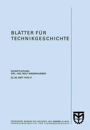 Blätter für Technikgeschichte de Kenneth A. Loparo