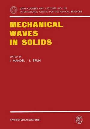 Mechanical Waves in Solids de J. Mandel