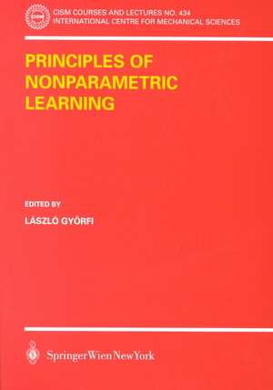 Principles of Nonparametric Learning de Laszlo Györfi