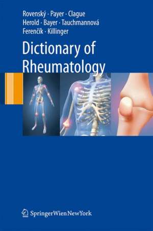 Dictionary of Rheumatology de Jozef Rovensky