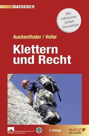 Klettern und Recht de Maria Auckenthaler