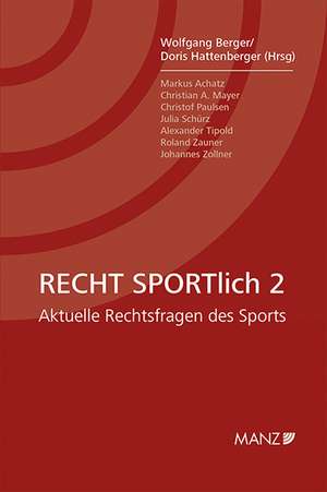 RECHT SPORTlich 2 de Wolfgang Berger