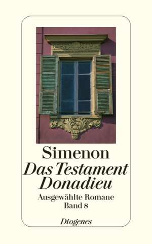 Das Testament Donadieu de Georges Simenon