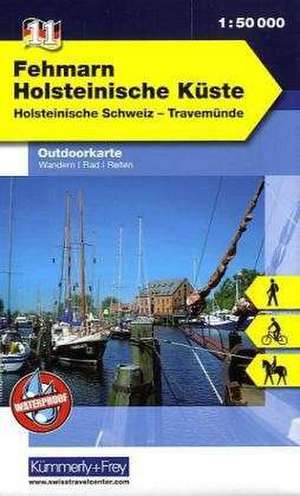 KuF Deutschland Outdoorkarte 11 Fehmarn - Holsteinische Küste 1 : 50.000