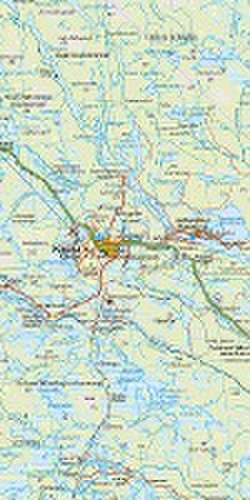 Kümmerly+Frey Regional-Strassenkarte 6 Nord-Schweden (Nord) 1:400.000 de Hallwag Kümmerly+Frey AG