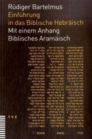 Einfuhrung in Das Biblische Hebraisch: Mit Einem Anhang Biblisches Aramaisch de Rüdiger Bartelmus