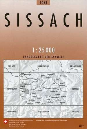 Swisstopo 1 : 25 000 Sissach