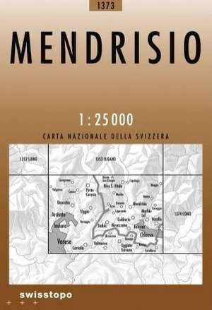 Swisstopo 1 : 25 000 Mendrisio