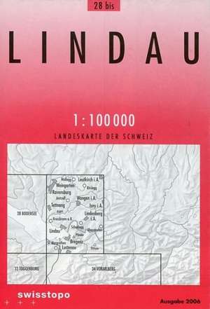 Swisstopo 1 : 100 000 Lindau