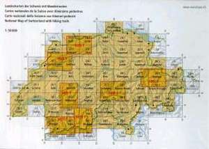 Swisstopo 1 : 50 000 Gantrisch. Wanderkarte