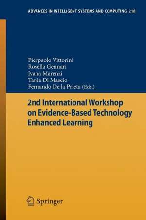 2nd International Workshop on Evidence-based Technology Enhanced Learning de Pierpaolo Vittorini