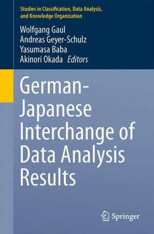 German-Japanese Interchange of Data Analysis Results de Wolfgang Gaul