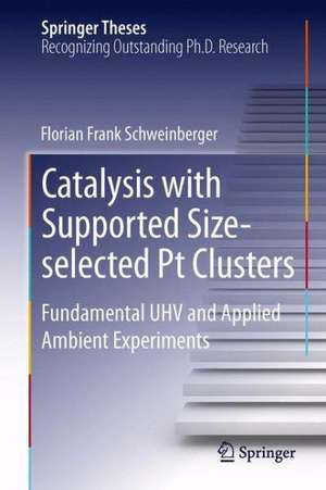 Catalysis with Supported Size-selected Pt Clusters: Fundamental UHV and Applied Ambient Experiments de Florian Frank Schweinberger