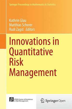 Innovations in Quantitative Risk Management: TU München, September 2013 de Kathrin Glau