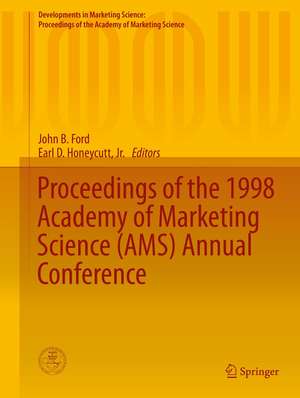 Proceedings of the 1998 Academy of Marketing Science (AMS) Annual Conference de John B. Ford