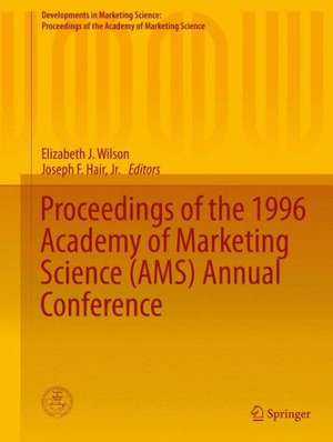 Proceedings of the 1996 Academy of Marketing Science (AMS) Annual Conference de Elizabeth J. Wilson