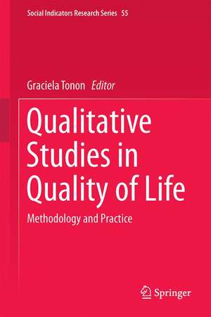 Qualitative Studies in Quality of Life: Methodology and Practice de Graciela Tonon