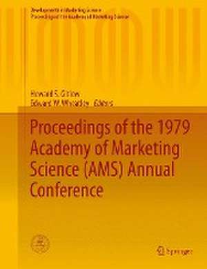 Proceedings of the 1979 Academy of Marketing Science (AMS) Annual Conference de Howard S. Gitlow