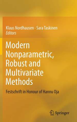 Modern Nonparametric, Robust and Multivariate Methods: Festschrift in Honour of Hannu Oja de Klaus Nordhausen