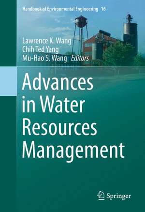 Advances in Water Resources Management de Lawrence K. Wang