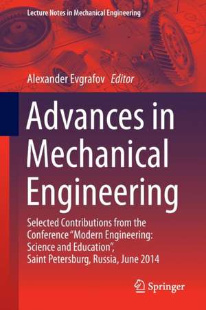 Advances in Mechanical Engineering de Alexander Evgrafov