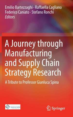 A Journey through Manufacturing and Supply Chain Strategy Research: A Tribute to Professor Gianluca Spina de Emilio Bartezzaghi