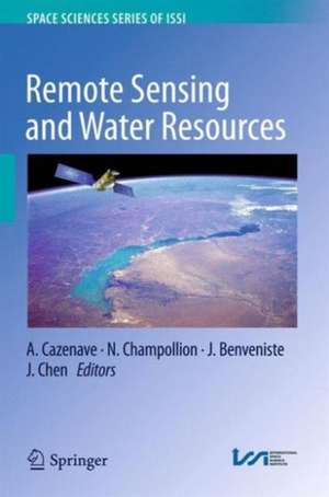 Remote Sensing and Water Resources de A. Cazenave