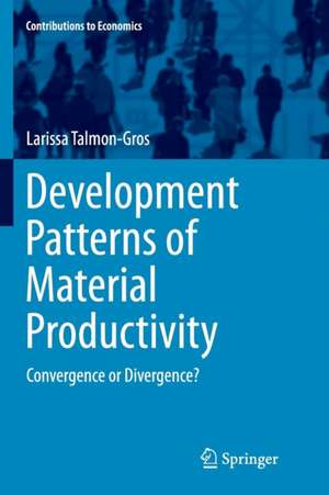 Development Patterns of Material Productivity: Convergence or Divergence? de Larissa Talmon-Gros