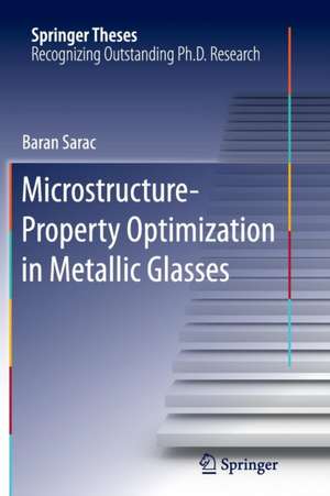 Microstructure-Property Optimization in Metallic Glasses de Baran Sarac