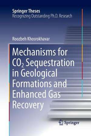 Mechanisms for CO2 Sequestration in Geological Formations and Enhanced Gas Recovery de Roozbeh Khosrokhavar