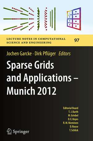 Sparse Grids and Applications - Munich 2012 de Jochen Garcke