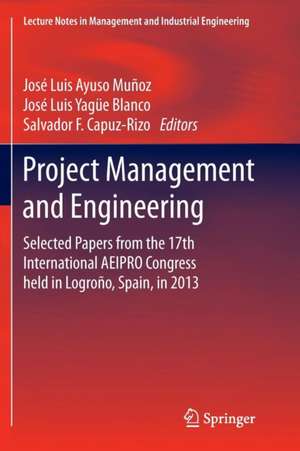 Project Management and Engineering de José Luis Ayuso Muñoz