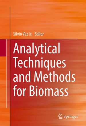 Analytical Techniques and Methods for Biomass de Sílvio Vaz Jr.