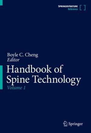 Handbook of Spine Technology de Boyle C. Cheng