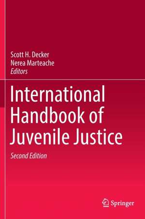 International Handbook of Juvenile Justice de Scott H Decker