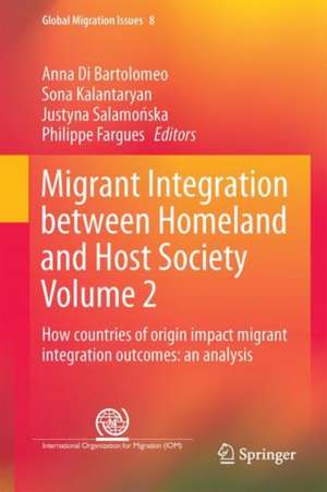 Migrant Integration between Homeland and Host Society Volume 2: How countries of origin impact migrant integration outcomes: an analysis de Anna Di Bartolomeo