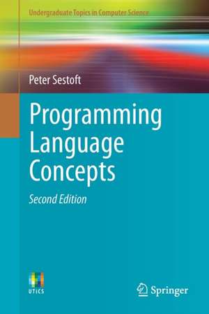 Programming Language Concepts de Peter Sestoft