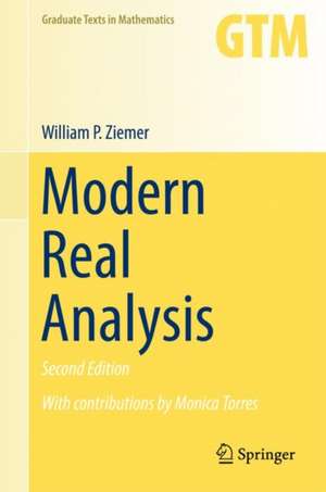 Modern Real Analysis de William P. Ziemer