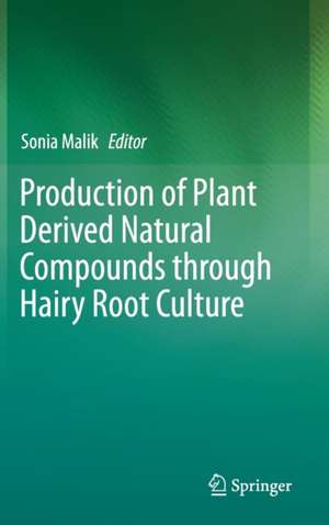 Production of Plant Derived Natural Compounds through Hairy Root Culture de Sonia Malik