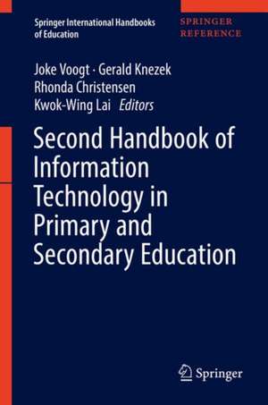 Second Handbook of Information Technology in Primary and Secondary Education de Joke Voogt