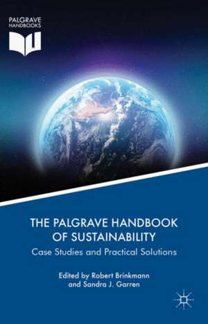 The Palgrave Handbook of Sustainability: Case Studies and Practical Solutions de Robert Brinkmann