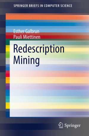 Redescription Mining de Esther Galbrun