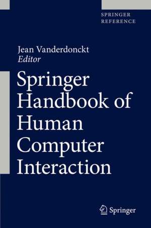 Handbook of Human Computer Interaction de Jean Vanderdonckt